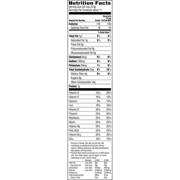 POST FRUITY PEBBLES 19.5 OZ FAMILY SIZE