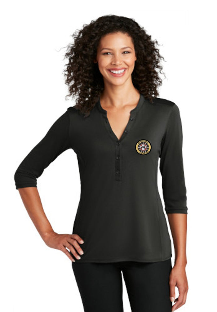 PROFESSIONAL CAR SOCIETY Ladies Henley Shirt