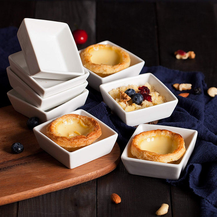 Ramekins 4 oz Square, Set of 8