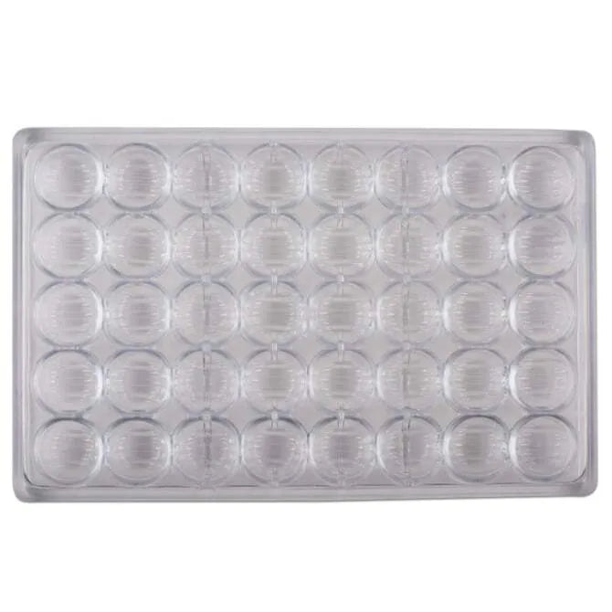 Ridged Dome Chocolate Mold - 40 Forms
