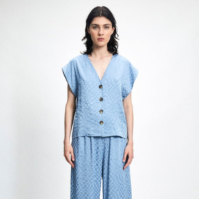 Rita Row Marte Top in Celeste