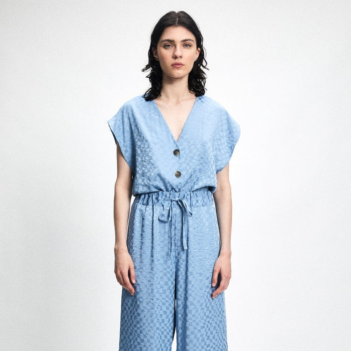 Rita Row Marte Top in Celeste