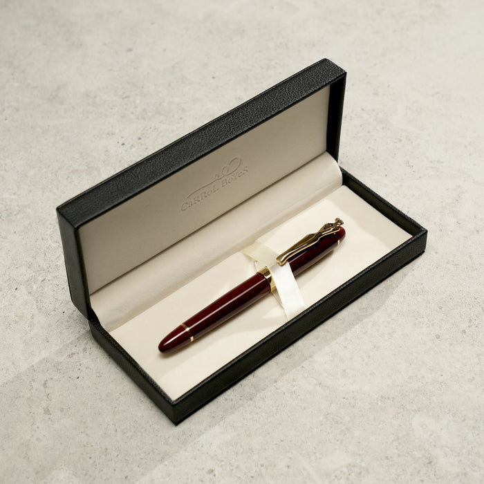 Rollerball Pen - Woman - Gold - Burgundy