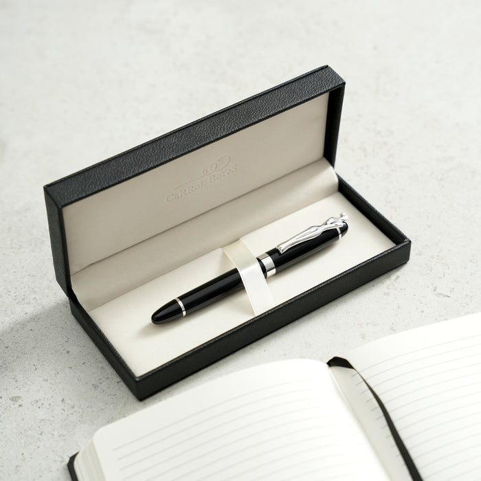 Rollerball Pen - Woman - Silver - Black
