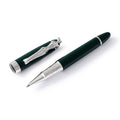 Rollerball Pen- woman - silver - bottle green