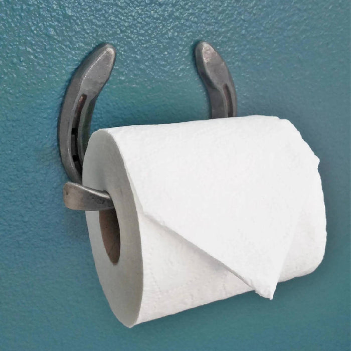 Rustic Horseshoe Toilet Paper Holder