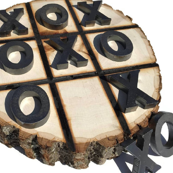 Rustic Tic Tac Toe Game