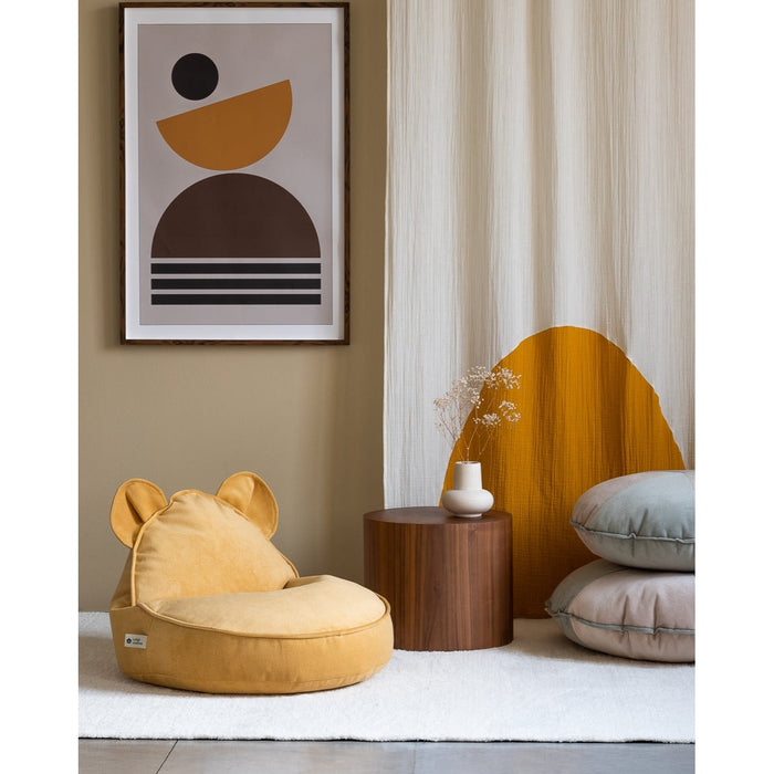 Salted Caramel Bear Beanbag - Rugs by Roo