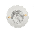 SCALLOPED ROUND ACRYLIC FRAME