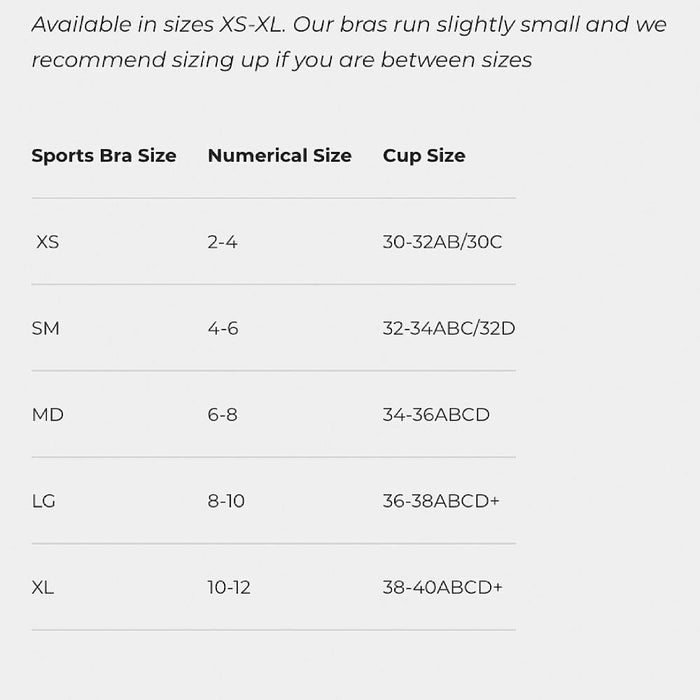 Serenity Solid Performance Bra