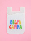 Shimmer Phone Wallet- Delta Gamma
