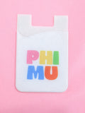 Shimmer Phone Wallet- Phi Mu