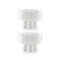 Small Footed Bowl Set Of 2 - Wavy