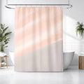 Soft Pink Diagonal Gradient Pattern Shower Curtain