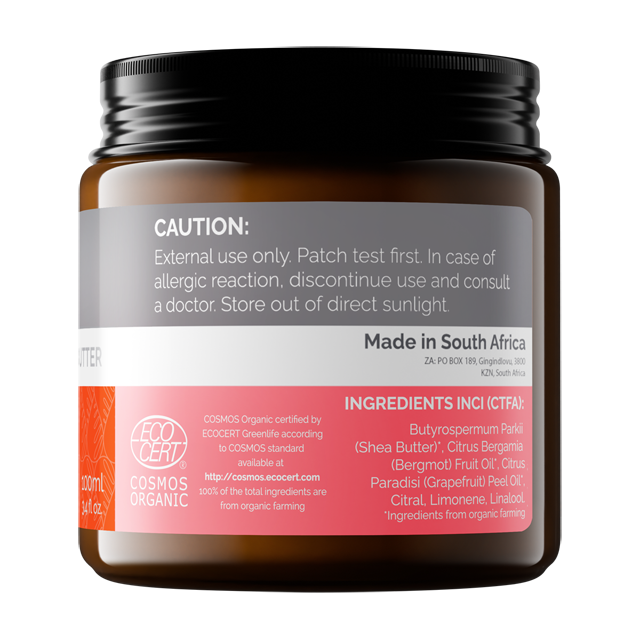 SOiL Citrus scented Shea Butter 100ml
