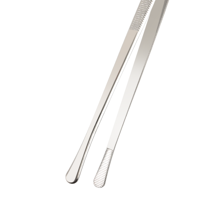 SOLEADER 4pc Professional Kitchen Tweezers Set (10" & 12")