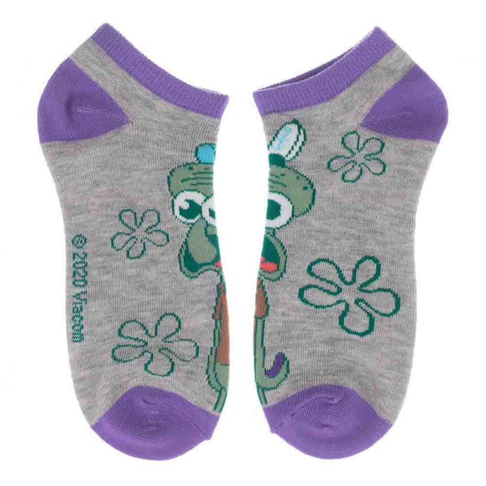 BioWorld Socks Spongebob Squarepants Ankle Socks 5pk XS980YSPO00PP00