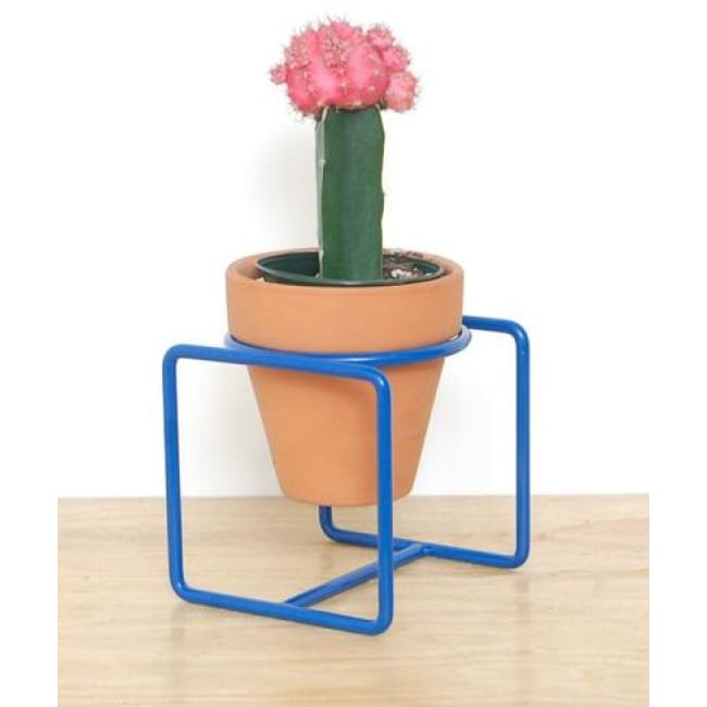 Table Planter Blue Short - Planters_Table