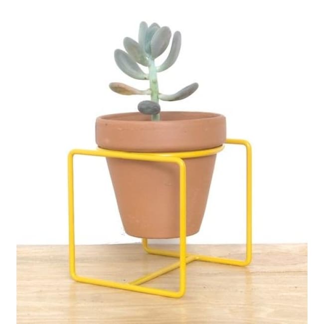Table Planter Yellow Medium - Planters_Table