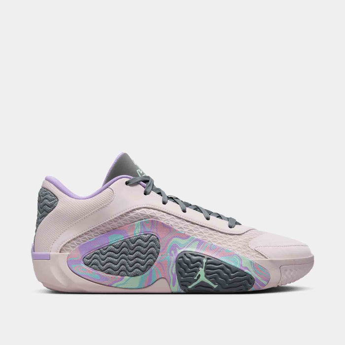 Side view of the Jordan Tatum 2 'Sidewalk Chalk'.