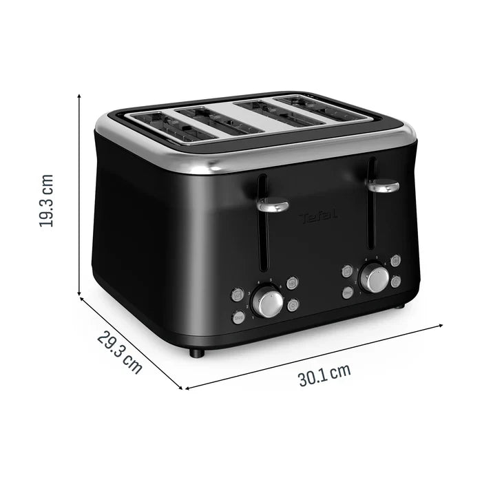 Tefal Collection Toaster 4-slice Black TF7208 Dimensions
