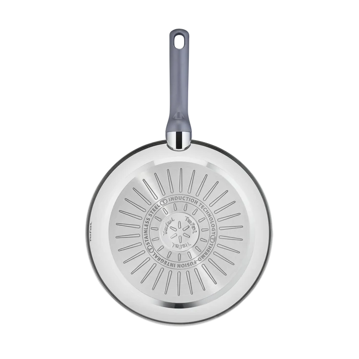Tefal Daily Cook Induction Stainless Steel Frypan 30cm with stainless steel induction base