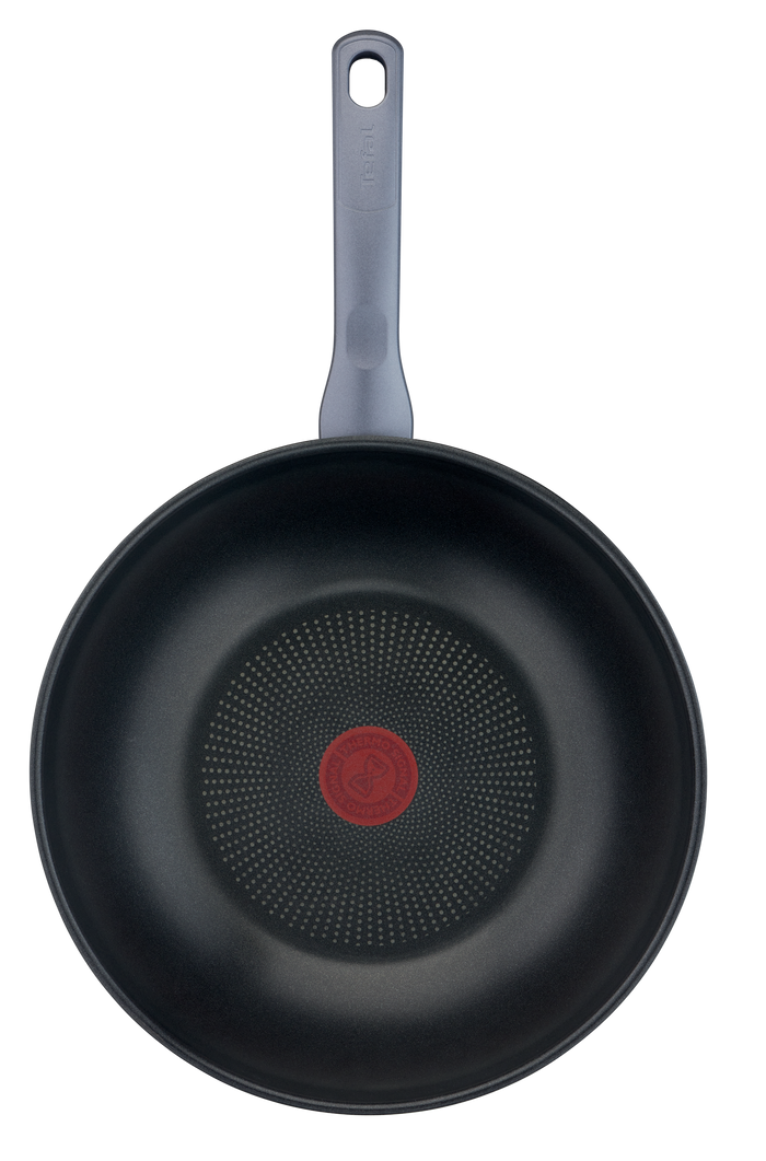 Tefal Daily Cook Stainless Steel Induction Non-Stick Wok 28cm + Lid