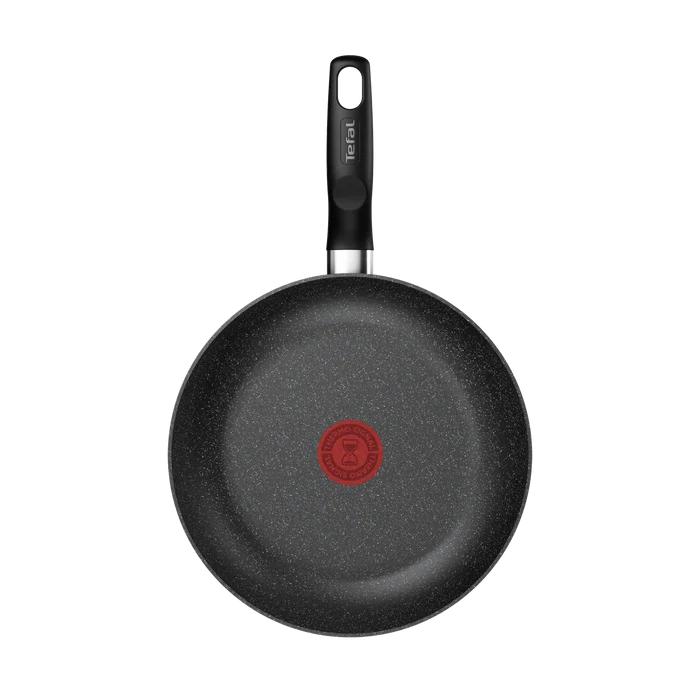 Tefal Dark Essential Mineralia+ Non Stick Frypan 24cm top view interior coating