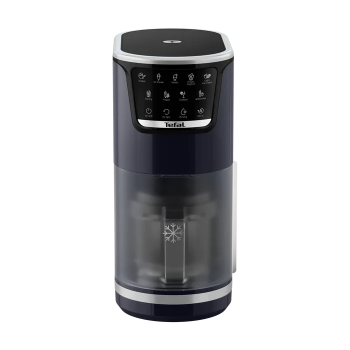 Tefal Dolci Black Knight Ice Cream Maker with 3x bowls and ice cream spoon