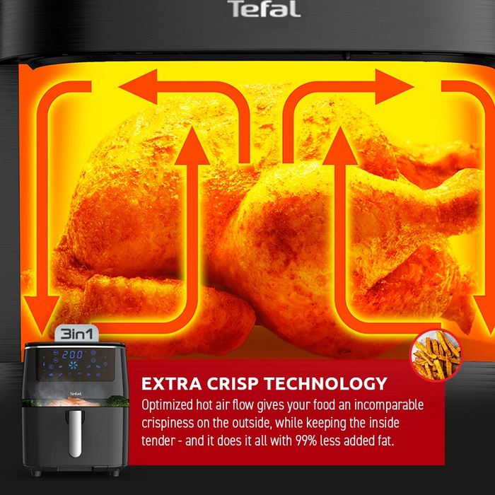 Tefal Easy Fry Grill and Steam XXL 3-in-1 Air Fryer FW2018