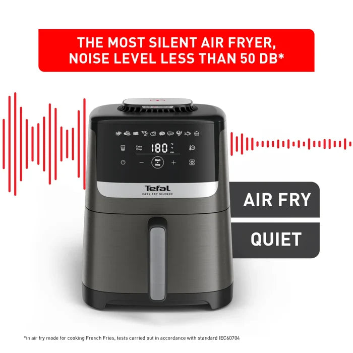 Tefal Easy Fry Silence Essential Air Fryer 5L Less than 50dB