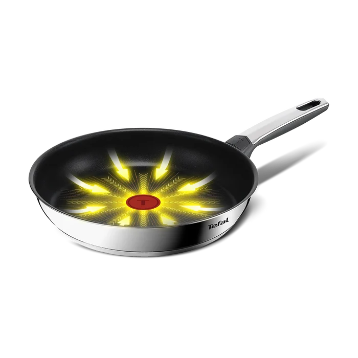 Tefal Emotion+ Flavors Induction Stainless Steel Oil Concentrating Non-Stick Frypan 24cm