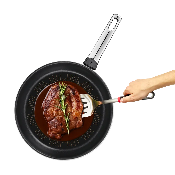 Tefal Emotion+ Flavors Induction Stainless Steel Oil Concentrating Non-Stick Frypan 24cm