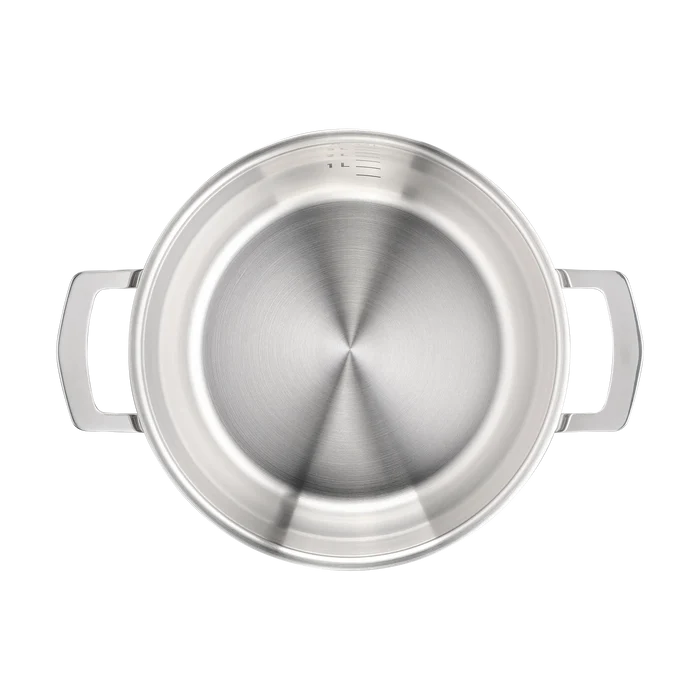 Tefal Emotion+ Gourmet Induction Stainless Steel Uncoated Dutch Oven 24cm
