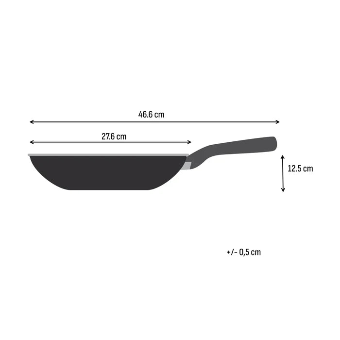Tefal Emotion+ Induction Stainless Steel Non-Stick Wok 28cm