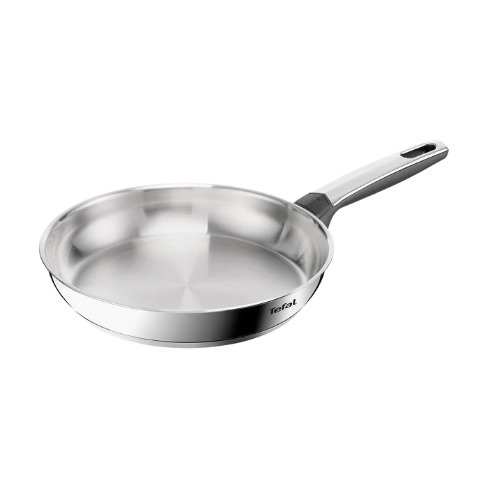 Tefal Emotion+ Induction Stainless Steel Uncoated Frypan 24cm