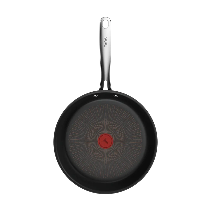 Tefal Excellence+ Induction FusionCore Non-Stick Frypan 28cm top view interior coating
