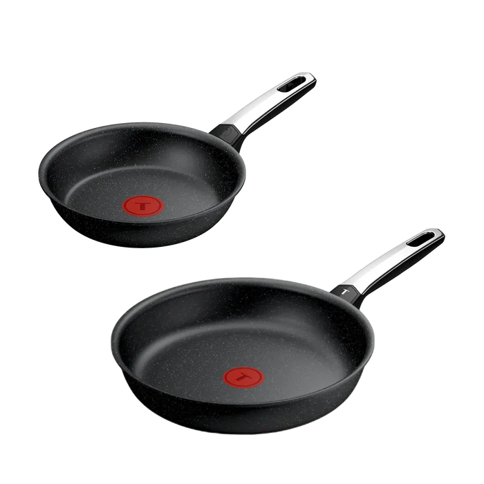 Tefal Expertise+ Induction Non-Stick Twin Pack Frypans 20/26cm