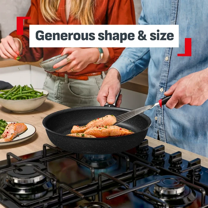 Tefal Expertise+ Induction Non-Stick Twin Pack Frypans 20/26cm