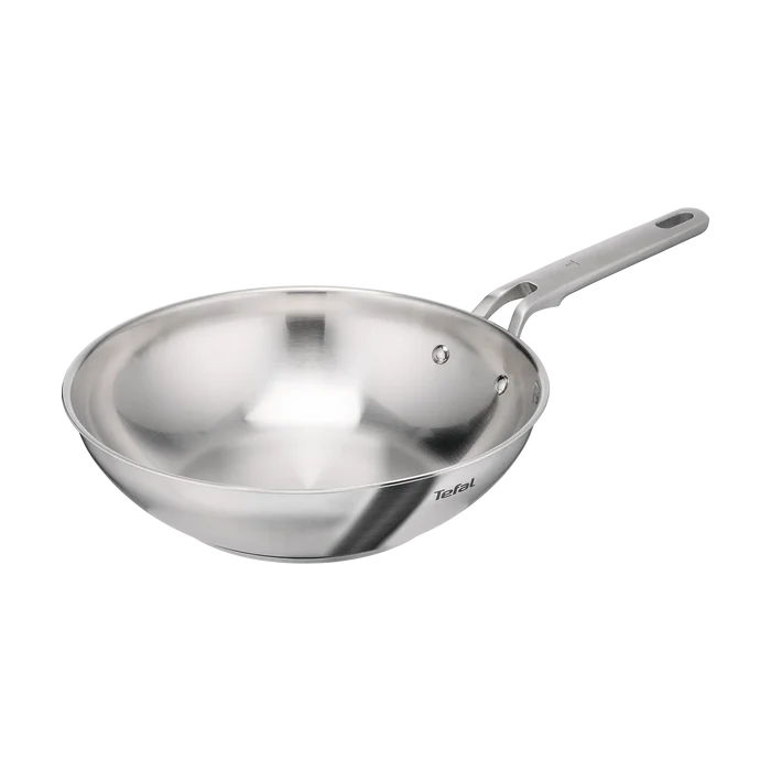 Tefal Extreme Induction Stainless Steel Uncoated Wok 28cm