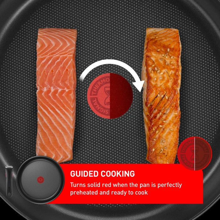 Tefal Ingenio Cook Eat Induction Non-Stick 4pc Set with thermo-signal for guided cooking