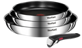 Tefal Ingenio Emotion Induction Non-stick Stainless Steel 4pc Frypan Set