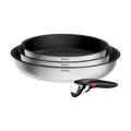 Tefal Ingenio Emotion+ Induction Stainless Steel Non-Stick 4pc Frypan Set