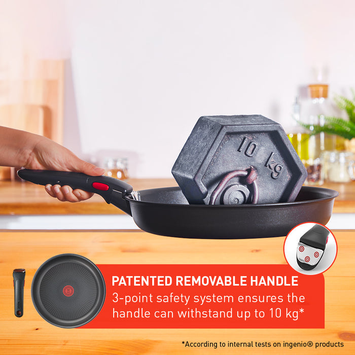 Tefal Ingenio Ultimate Non-Stick Induction 3pc Frypan Set 24/28cm
