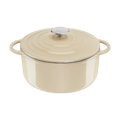 Tefal LOV Induction Cast Iron Beige Stewpot 25cm/5L + Lid
