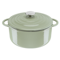 Tefal LOV Induction Cast Iron Green Lichen Stewpot 25cm/5L + Lid