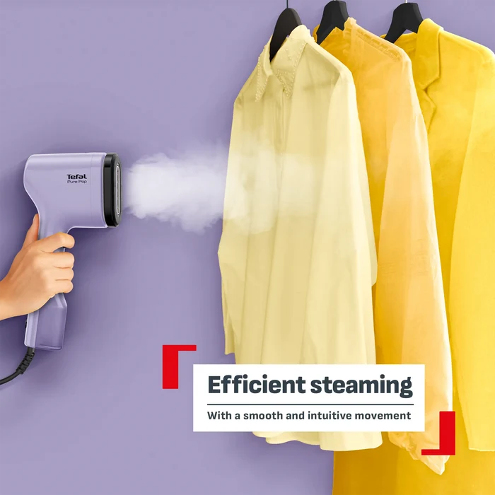 Tefal Pure Pop Lavender Handheld Garment Steamer DT2027