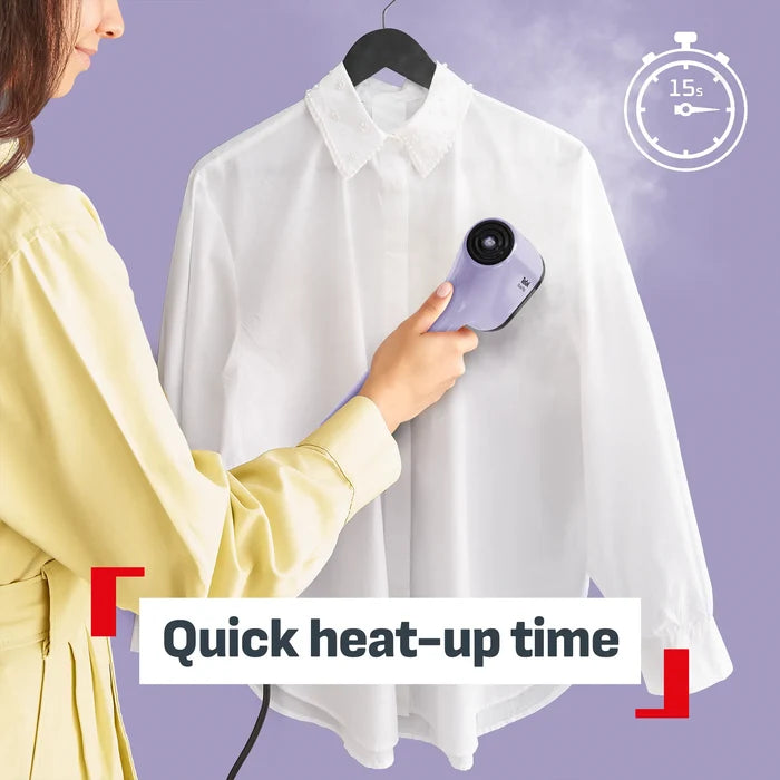 Tefal Pure Pop Lavender Handheld Garment Steamer DT2027