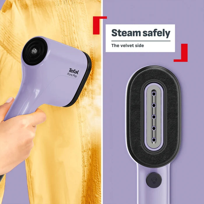Tefal Pure Pop Lavender Handheld Garment Steamer DT2027