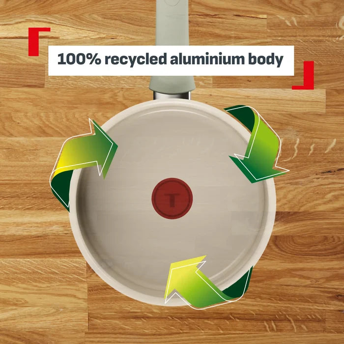 Tefal (Re)cycle Induction Ceramic Green Lichen Non-Stick Saucepan 16cm